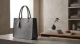 FELTY BAG Grey | Premium 3mm Felt Tote with Structured Design - Image 6