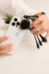 PIXI Cable with NFC — 5-in-1 Fast Charging Cable with Smart NFC Sharing - Image 7