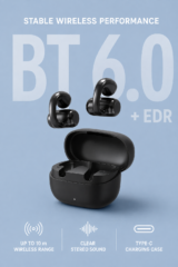 FITBUDS | Clip-On Wireless Earbuds with Type-C Charging Case | Bluetooth 6.0 - Image 16