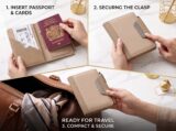 PASSPORT FLAPPY | Corporate Travel Gift PU Leather Passport Holder - Image 14