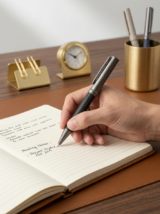 COZY PEN | Premium Dual-Tone Metal Pen with Chrome Finish - Image 12