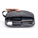 JETSLIM | Expandable Slim Handbag — Water-Resistant Taslon Nylon with 8cm Hidden Expansion Layer - Image 3