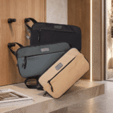JETSLIM | Expandable Slim Handbag — Water-Resistant Taslon Nylon with 8cm Hidden Expansion Layer - Image 2