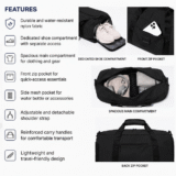 FLEXBAG Black | 30L Waterproof Multi-Functional Gym & Travel Bag - Image 4