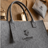FELTY BAG Grey | Premium 3mm Felt Tote with Structured Design - Image 3