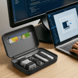 Tech Organizer |  3-in-1 Charging Travel Case with Built-In MagSafe Wireless Charger - Image 3