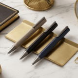 TRIVIO | Triangle Barrel Metal Pen with Mirror - Image 2