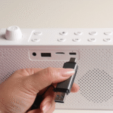 TIME BEAT White | Bluetooth 5.4 Speaker with Digital Alarm Clock & Calendar Display - Image 4