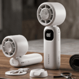 ICY FAN – Portable Rechargeable Neck & Handheld Cooling Fan - Image 2